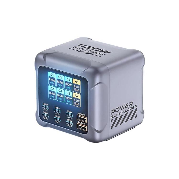 420W GaN Super Fast Charging Multi-Port Charger, EU Plug, US Plug, UK Plug, AU Plug, KR Plug