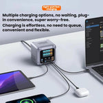 420W GaN Super Fast Charging Multi-Port Charger, EU Plug, US Plug, UK Plug, AU Plug, KR Plug