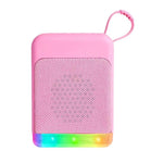 Mini Retro Bluetooth Lautsprecher mit RGB-Lichtern TF-Karten- & U-Disk-Steckplatz Desktop-Audio