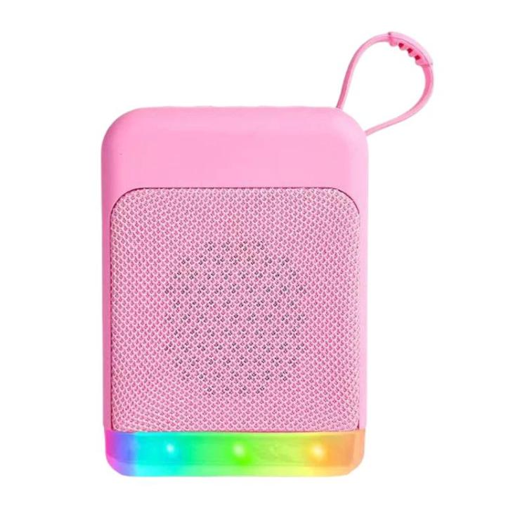 Mini Retro Bluetooth Lautsprecher mit RGB-Lichtern TF-Karten- & U-Disk-Steckplatz Desktop-Audio