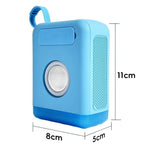 Mini Retro Bluetooth Lautsprecher mit RGB-Lichtern TF-Karten- & U-Disk-Steckplatz Desktop-Audio