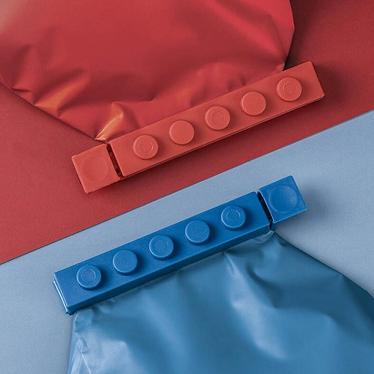 4 STK./Set Baustein Lebensmittel-Verschlussclip, Küchen-Frischhalteclip, Snack-Plastiktüten-Verschlussclip, Verschlussclip
