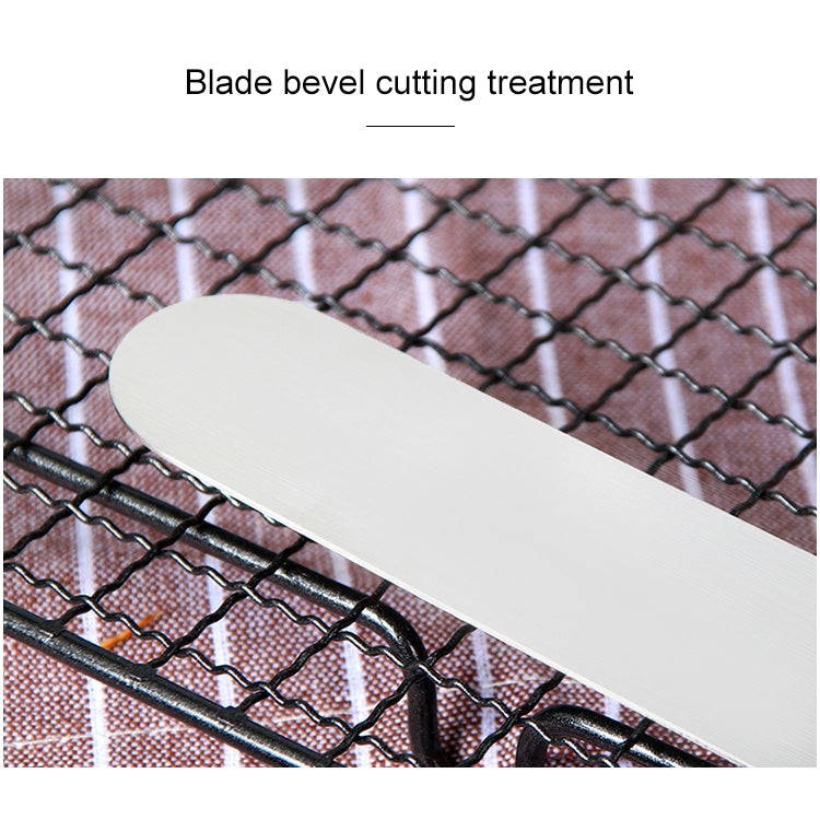 Edelstahl-Cremespatel Edelstahl-Glockenmesser Tortenspatel Backschaber Backwerkzeuge