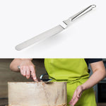 Edelstahl-Cremespatel Edelstahl-Glockenmesser Tortenspatel Backschaber Backwerkzeuge