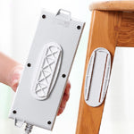 10 STK. Steckbarer Kabelhalter, wandmontierter Router-Halter, oval, quadratisch