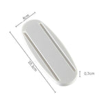 10 STK. Steckbarer Kabelhalter, wandmontierter Router-Halter, oval, quadratisch