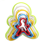 5tlg. / Set Kekse Kunststoff Tortenform Keks Ausstecher Formen DIY Backwerkzeuge