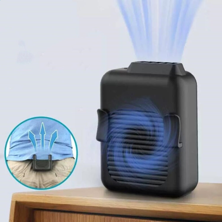 Mini Hängender Taillenventilator USB Aufladung Blattloser Tragbarer Handventilator, 4000mAh, 6000mAh