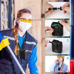 Mini Hängender Taillenventilator USB Aufladung Blattloser Tragbarer Handventilator, 4000mAh, 6000mAh