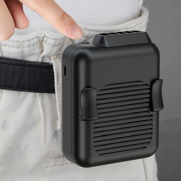Mini Hängender Taillenventilator USB Aufladung Blattloser Tragbarer Handventilator, 4000mAh, 6000mAh