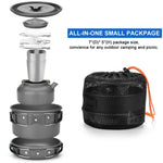 Outdoor-Bedarf Camping Tragbare Teekanne Set Topf-Set