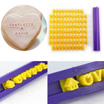 Englisch Alphanumerisches Symbol Stempel Ausstechform Beweglicher Typ Kuchenform-Set, Kuchenform-Set