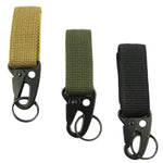 2 Stücke Outdoor Camping Karabiner Rucksackhaken Olecranon Molle Haken Survival Gear EDC Nylon Schlüsselanhänger Verschluss