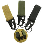 2 Stücke Outdoor Camping Karabiner Rucksackhaken Olecranon Molle Haken Survival Gear EDC Nylon Schlüsselanhänger Verschluss