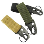 2 Stücke Outdoor Camping Karabiner Rucksackhaken Olecranon Molle Haken Survival Gear EDC Nylon Schlüsselanhänger Verschluss
