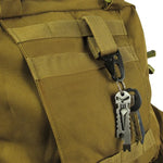 2 Stücke Outdoor Camping Karabiner Rucksackhaken Olecranon Molle Haken Survival Gear EDC Nylon Schlüsselanhänger Verschluss