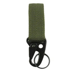 2 Stücke Outdoor Camping Karabiner Rucksackhaken Olecranon Molle Haken Survival Gear EDC Nylon Schlüsselanhänger Verschluss