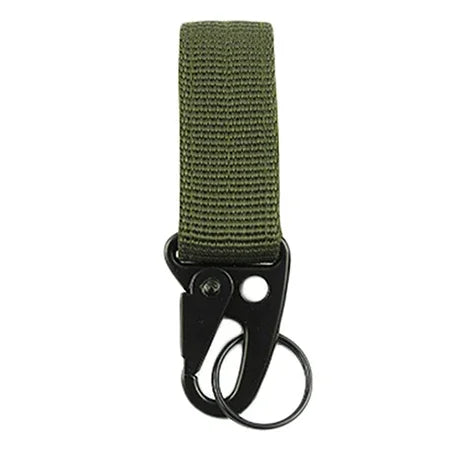 2 Stücke Outdoor Camping Karabiner Rucksackhaken Olecranon Molle Haken Survival Gear EDC Nylon Schlüsselanhänger Verschluss