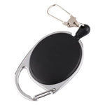 Outdoor Teleskop Drahtseil Schlüsselanhänger Anti-Diebstahl Schlüsselkette EDC Einziehbare Kette Rücklauf Schlüsselring Halter