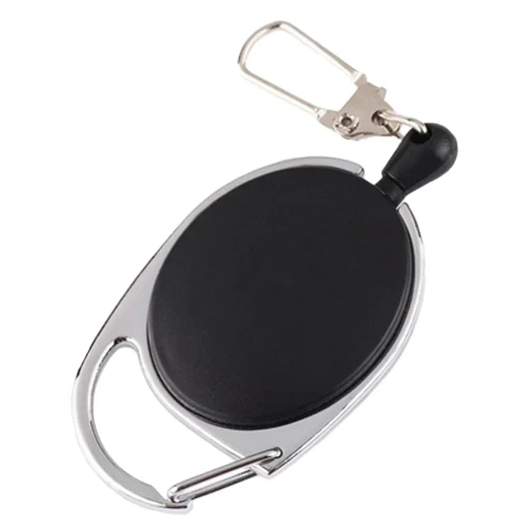 Outdoor Teleskop Drahtseil Schlüsselanhänger Anti-Diebstahl Schlüsselkette EDC Einziehbare Kette Rücklauf Schlüsselring Halter