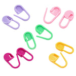 Colorful Plastic Sweater Weaving DIY Hand Tool Accessories Pin Mark Buckle, 120 PCS