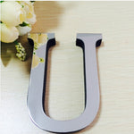 2 Stück Heimdekoration Kreative Persönlichkeit Englische Buchstaben Acryl Spiegel 3D DIY Wandaufkleber