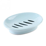 Double Lattice Home Bathroom Soap Dish Box Case Holder Container
