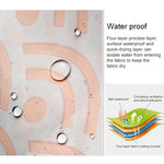 Geometric Shower Curtain Waterproof Bath Bathroom Curtain, With 200 x Height 200cm, With 100 x Height 200cm, With 120 x Height 200cm, With 150 x Height 200cm, With 220 x Height 200cm, With 260 x Height 200cm, With 280 x Height 200cm                    ...
