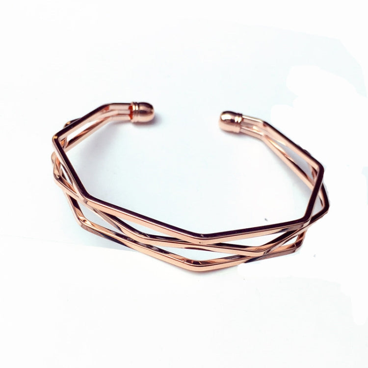Vintage offene Charms mehrlagige Manschettenarmbänder, Schwarz, Roségold, Silber, Gold