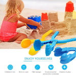 Sandform Werkzeug Schneeballmacher Lustiges Outdoor Sport Strandspielzeug, Zufällige Farbe, Sandform (Einzelmine), Sandform (Doppelte Mine), Sandform (Ball), Sandform (Doppelball), Sandform (Ente), Sandform (Fußball)