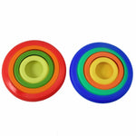 3 Sets 4 in 1 Silikon-Frischhaltedeckel-Set, Multifunktionale Obst- und Gemüsesiegelbare dehnbare Silikon-Schüsseldeckel Zufällige Farblieferung, Silikon-Frischhaltedeckel