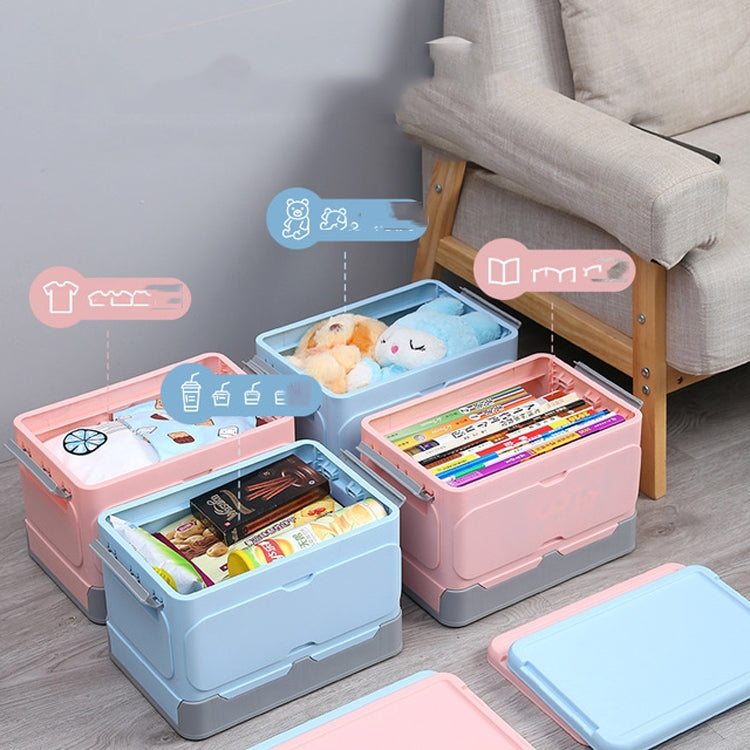 Aufbewahrungsbox aus Kunststoff, faltbar, für Bücher, Artefakte und Kleinigkeiten im Auto, Größe L, XL
