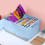 Aufbewahrungsbox aus Kunststoff, faltbar, für Bücher, Artefakte und Kleinigkeiten im Auto, Größe L, XL
