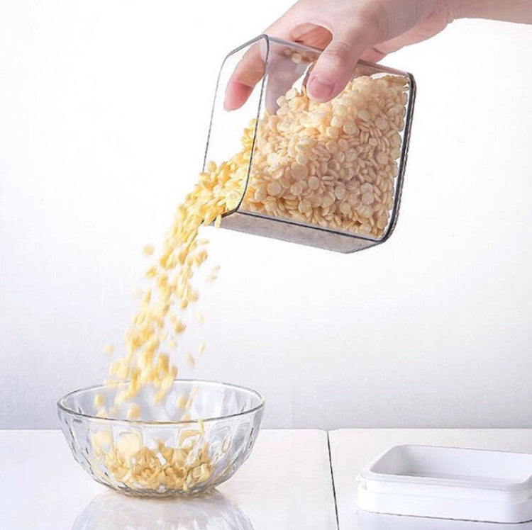 Haushalts-Vorratsdose für grobe Körner, transparent, luftdicht, lebensmittelecht, für getrocknete Früchte, Snacks, mit Deckel, 700 ml, 1100 ml, 1500 ml