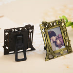 2 Stück Kreativer Metall Vintage Fotorahmen, Reh, Kürbis, Zaun, Schmetterling Rund, Paris, Herz Schlüsselanhänger, Quadratischer Schlüsselanhänger, Oval, Spitzenquadrat, Liebe Rund, Schmetterling Quadrat, Spitzenherz, Gold Quadrat, Grau Quadrat