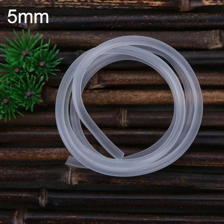 4x6mm Weicher Silikon-Sauerstoffpumpenschlauch für Luftsprudelstein Professionelles Aquarium Fischteich Luftpumpenfilter Belüftungsrohr, 5m, 10m