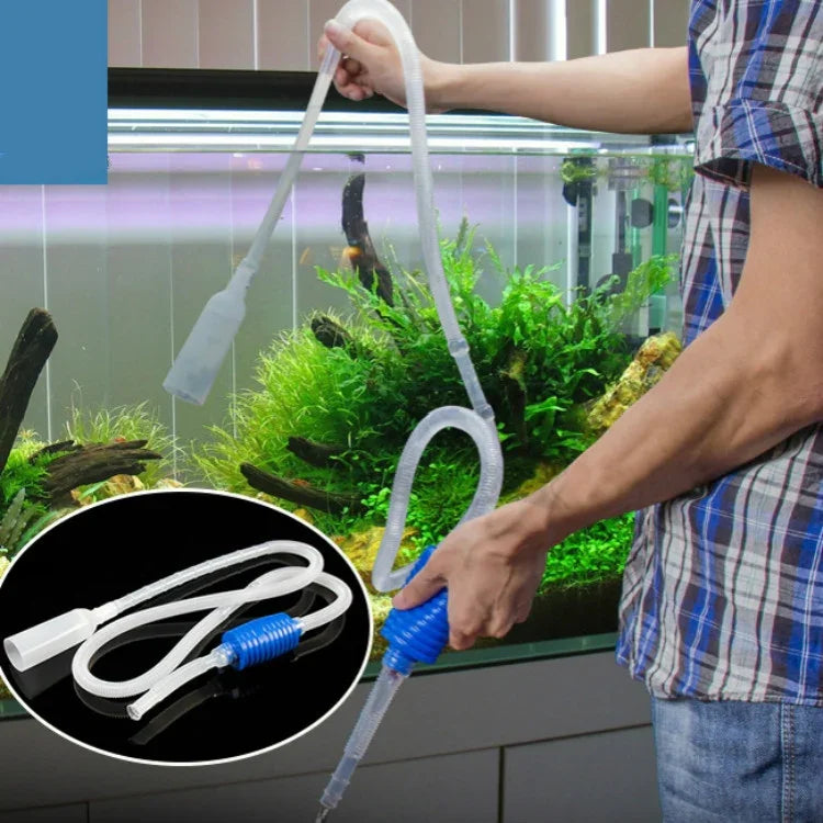 1,6 m einfacher, praktischer Siphon-Saugschlauchfilter Aquarium-Wasserwechsler, Aquarium-Wasserwechsler