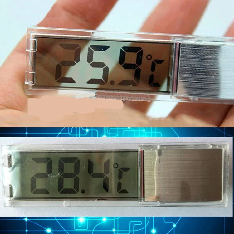 Multifunktionales LCD-3D-Digital-Elektronik-Temperaturmess-Fischbecken-Aquarium-Thermometer