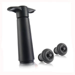 Rotwein-Vakuumpumpen-Frischhalter-Silikon-Weinstopfen-Set, schwarze Pumpe 2 Stopper (OPP-Beutel), schwarze Pumpe 2 Stopper (Karton), 2 Stopper drei Löcher (OPP-Beutel), schwarze Pumpe dreiteilige Box
