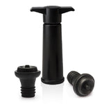 Rotwein-Vakuumpumpen-Frischhalter-Silikon-Weinstopfen-Set, schwarze Pumpe 2 Stopper (OPP-Beutel), schwarze Pumpe 2 Stopper (Karton), 2 Stopper drei Löcher (OPP-Beutel), schwarze Pumpe dreiteilige Box