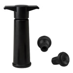 Rotwein-Vakuumpumpen-Frischhalter-Silikon-Weinstopfen-Set, schwarze Pumpe 2 Stopper (OPP-Beutel), schwarze Pumpe 2 Stopper (Karton), 2 Stopper drei Löcher (OPP-Beutel), schwarze Pumpe dreiteilige Box
