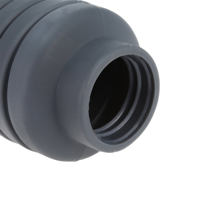 Tragbare Silikon-Wasserflasche, einziehbar, faltbar, Kaffeeflasche, für Outdoor, Reisen, Trinken, Sport, Kessel, Fassungsvermögen: 500 ml, Grau, Orange, Blau, Lila