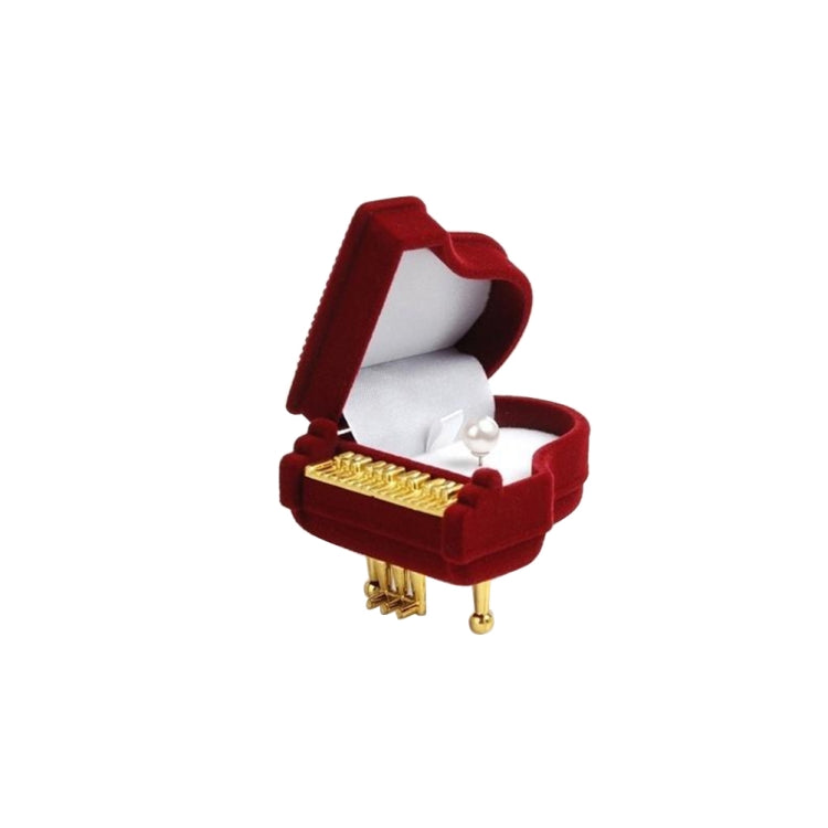 Klavierförmige Ringbox Ohrring Verpackung Anhänger Schmuckbox Aufbewahrungskoffer Geschenkbox