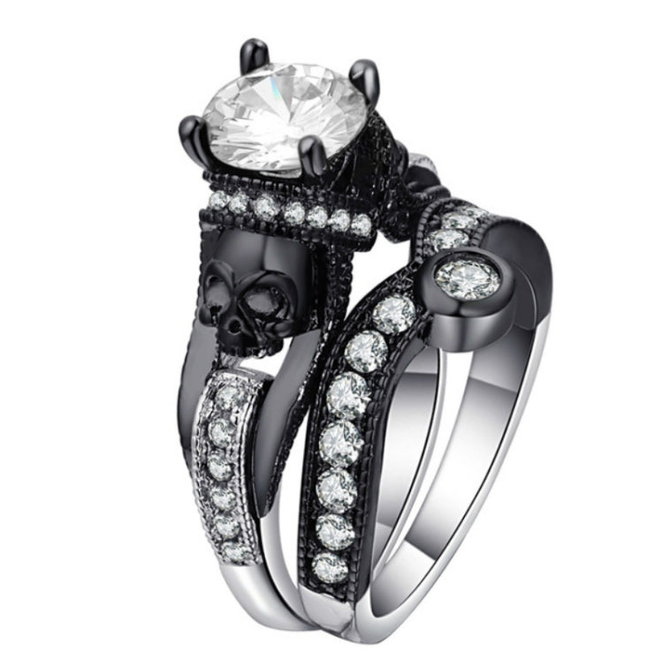 Skull Ring Punk Style Fashion Jewelry, 7