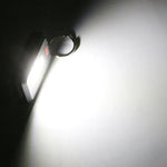 2 Stück 3W Mini COB LED Taschenlampe Schlüsselanhänger Notfall Camping Rucksacklicht mit 3 Modi, Rot, Grün