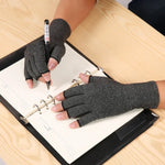 Ein Paar Sportliche atmungsaktive Gesundheits-Halbfingerhandschuhe zur Rehabilitation, Arthritis-Druckhandschuhe, Grau S, Schwarz Faser S, Hanf Grau Abgabe S, Grau M, Schwarz Faser M, Hanf Grau Abgabe M, Grau L, Schwarz Faser L, Hanf Grau Abgabe L