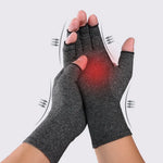 Ein Paar Sportliche atmungsaktive Gesundheits-Halbfingerhandschuhe zur Rehabilitation, Arthritis-Druckhandschuhe, Grau S, Schwarz Faser S, Hanf Grau Abgabe S, Grau M, Schwarz Faser M, Hanf Grau Abgabe M, Grau L, Schwarz Faser L, Hanf Grau Abgabe L