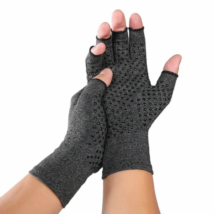 Ein Paar Sportliche atmungsaktive Gesundheits-Halbfingerhandschuhe zur Rehabilitation, Arthritis-Druckhandschuhe, Grau S, Schwarz Faser S, Hanf Grau Abgabe S, Grau M, Schwarz Faser M, Hanf Grau Abgabe M, Grau L, Schwarz Faser L, Hanf Grau Abgabe L