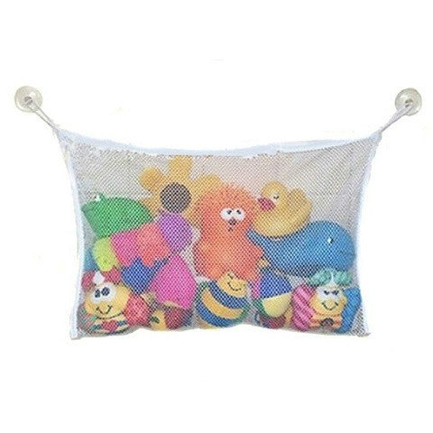 2er-Set Badezimmer-Aufbewahrungsnetz für Baby-Spielzeug mit Saugnäpfen