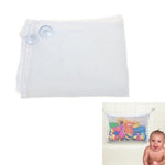 2er-Set Badezimmer-Aufbewahrungsnetz für Baby-Spielzeug mit Saugnäpfen